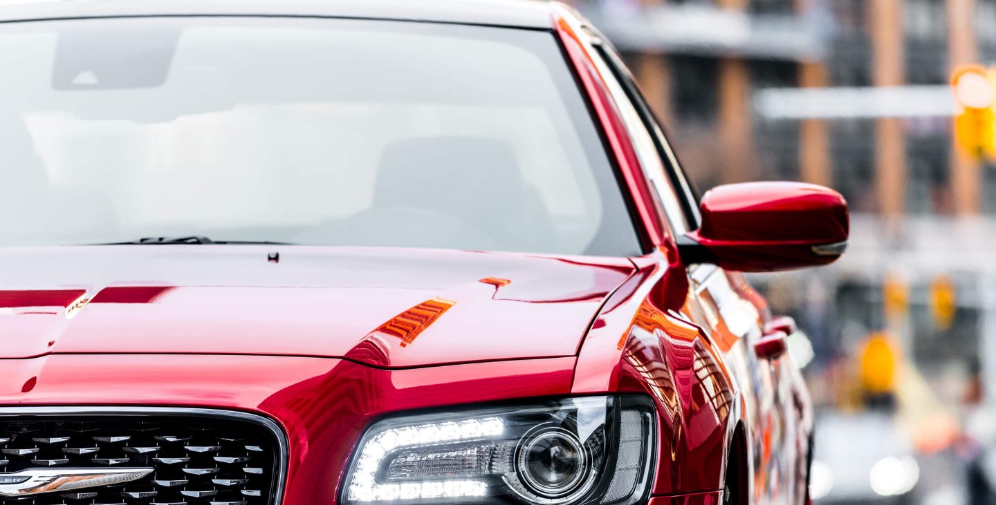 2018 Chrysler 300S grille and projector headlamps