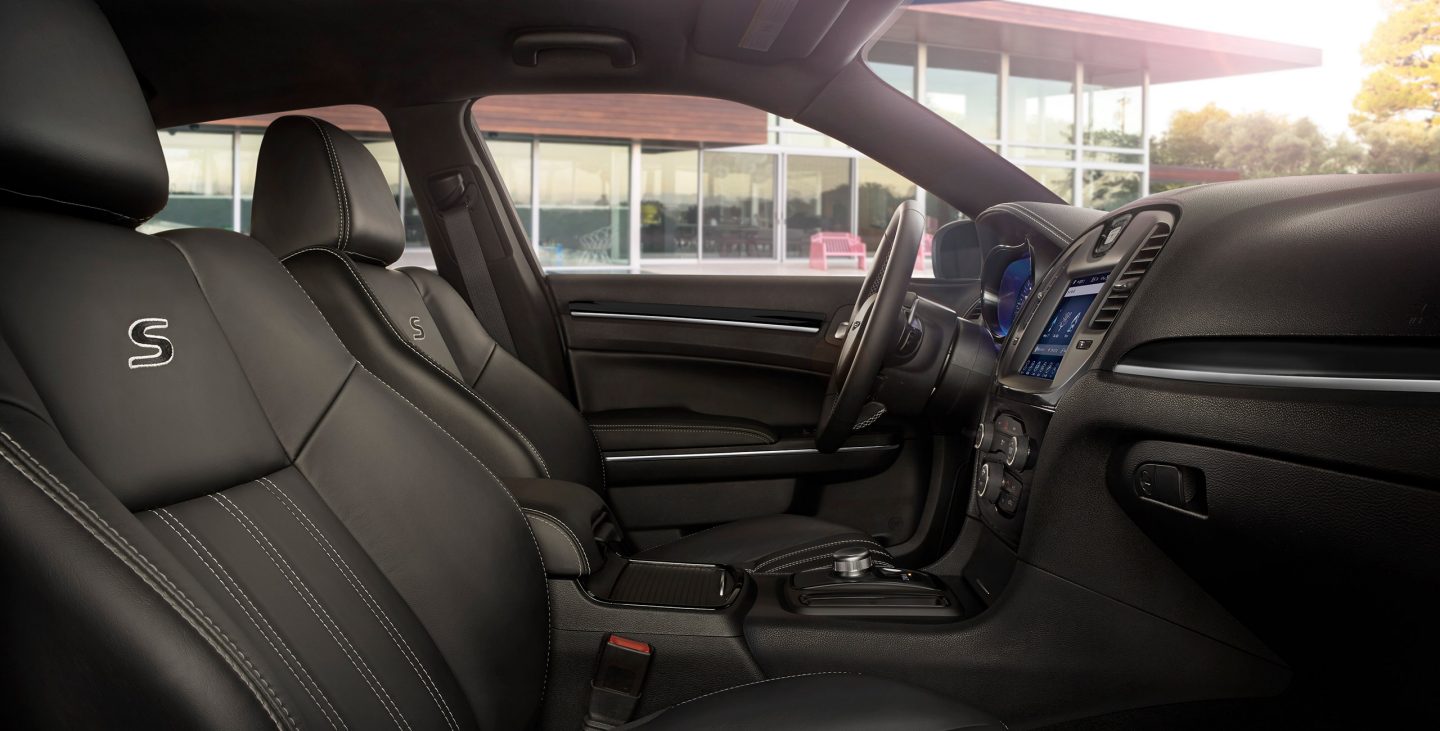 2018 Chrysler 300S front seats with S logo