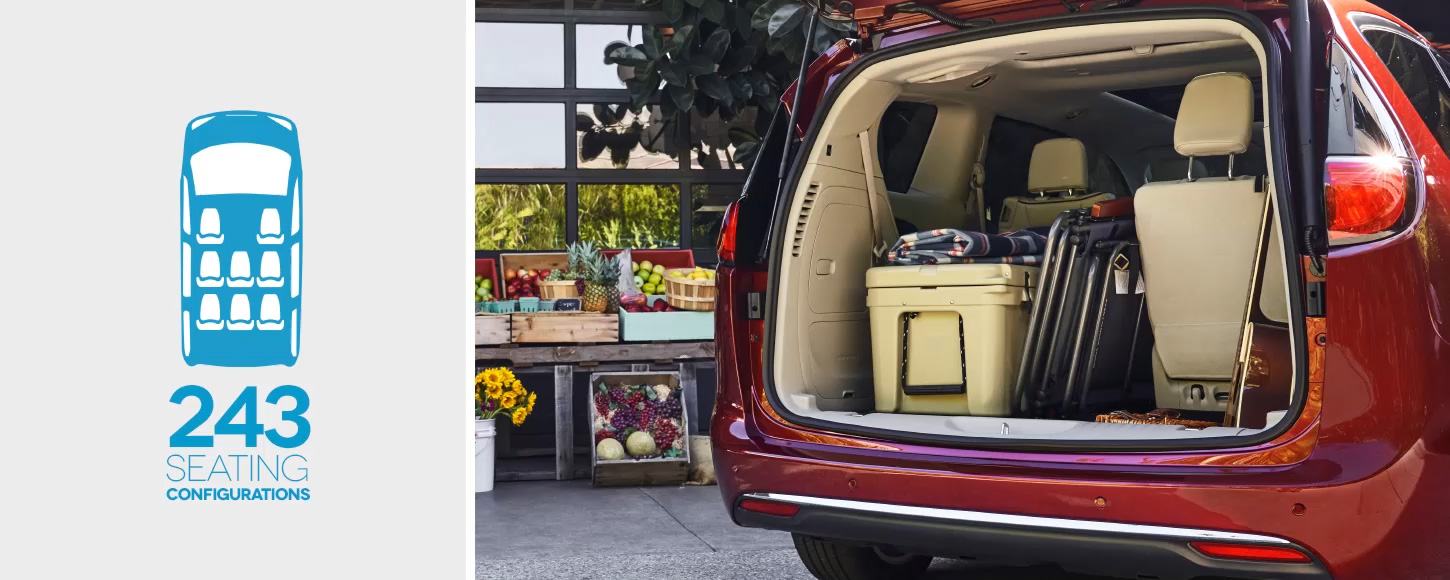 Chrysler Pacifica Interior Features for 8 Passengers