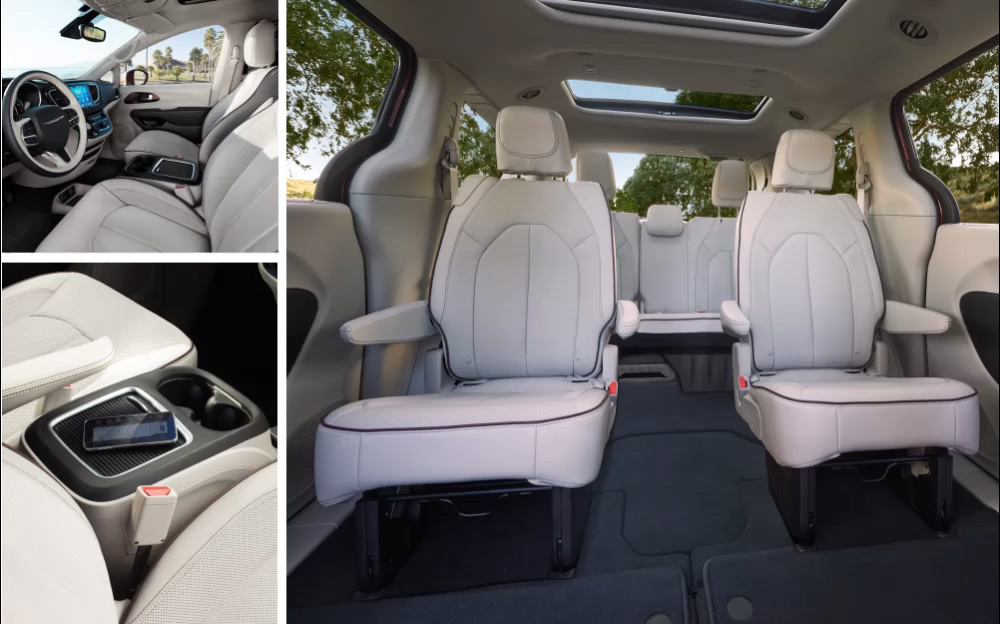 2017 minivans with stow and go seats